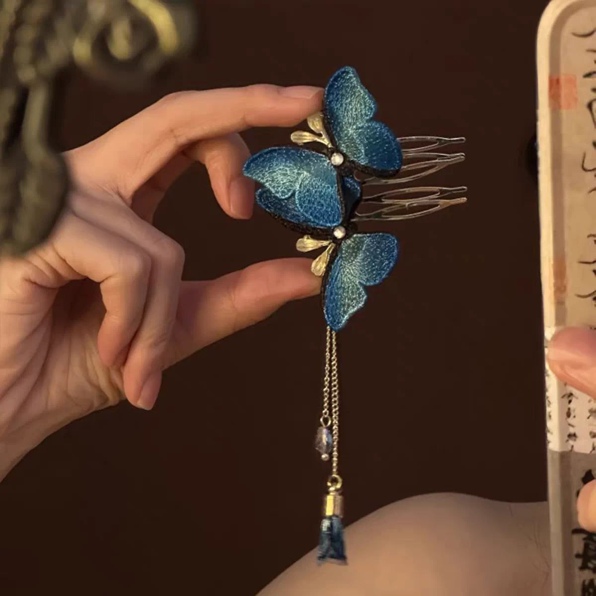 Butterfly Tassel Hairpin Collection – Traditional Inspired Chinese Hair Accessories